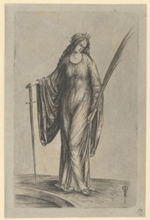 Saint Catherine, ca. 1501-3. Creator: Jacopo de' Barbari.