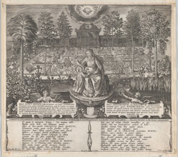 The Virgin and Child in the Enclosed Garden, 1606. Creator: Jan Wierix.