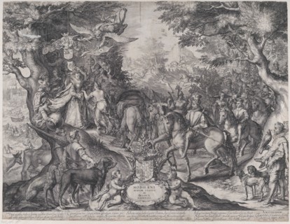 Allegory of the Flourishing State of the United Provinces, 1602 Creator: Jan Saenredam.