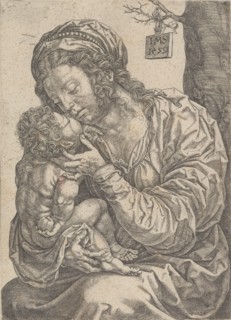 The Virgin and Child Seated at the Foot of a Tree, 1522. Creator: Jan Gossaert.