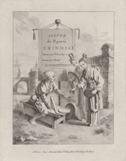 Frontispiece, from Suite de Figures Chinoises. . .Tiré du Cabinet de Mr. d'Azaincourt (..., 1755-76. Creator: Jean-Pierre Houel.