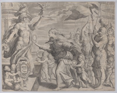 Allegory relating to the Pamphili family, ca. 1610-62. Creator: Johann Friedrich Greuter.