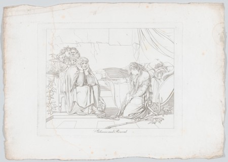Belisane and Percival Under the Enchantment of Urma, 1806. Creator: Johann Heinrich Lips.