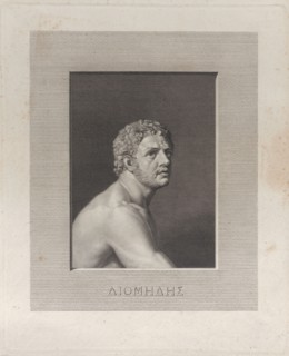Diomedes, bust and shoulders, 1790-1800. Creator: Johann Heinrich Wilhelm Tischbein.