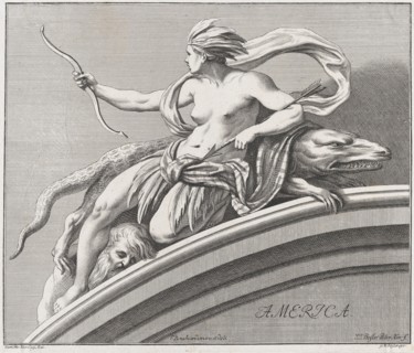 America, 1732. Creator: Johann Justin Preissler.