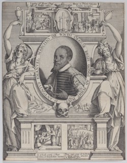 Portrait of Don Antonio Emanuel Marchio de Wnth, Ambassador to the King of the Congo, ..., ca. 1608. Creator: Lucas Kilian.