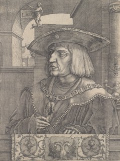 Maximilian I, 1520. Creator: Lucas van Leyden.