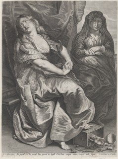 St. Mary Magdalen Trampling Her Valuables, 1622-23 Creator: Lucas Vorsterman.