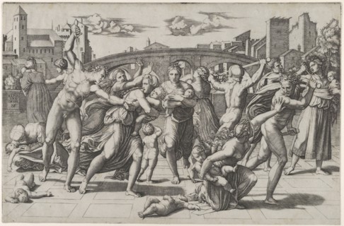 The Massacre of the Innocents, ca. 1512-13. Creator: Marcantonio Raimondi.