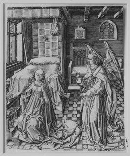 The Annunciation, late 15th century. Creator: Master FVB.