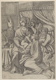 Madonna of Saint Margaret, ca. 1543. Creator: Master IQV.
