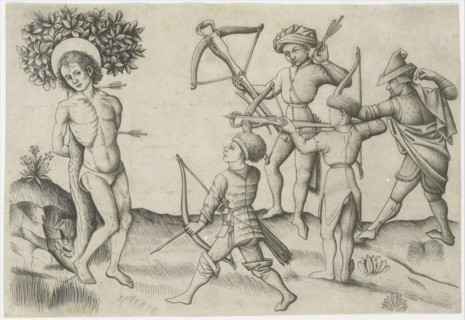 Saint Sebastian, 15th century. Creator: Master of the Playing Cards.