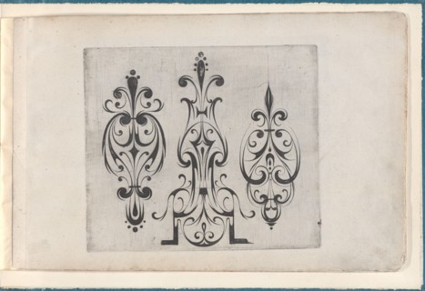 Plate from the Print Series 'Grateske voer golt smeden Schrijnwerkers Ende andere..., ca. 1610-1630. Creator: Meinert Gelijs.