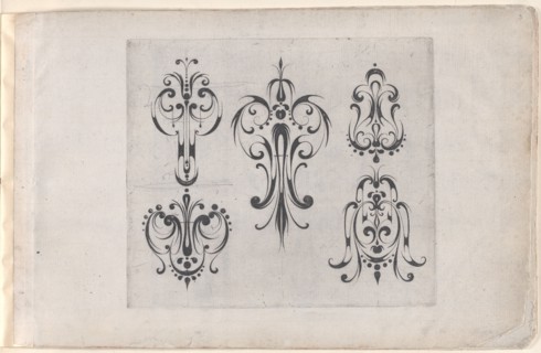 Plate from the Print Series 'Grateske voer golt smeden Schrijnwerkers Ende andere..., ca. 1610-1630. Creator: Meinert Gelijs.