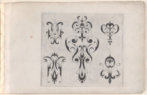 Plate from the Print Series 'Grateske voer golt smeden Schrijnwerkers Ende andere..., ca. 1610-1630. Creator: Meinert Gelijs.