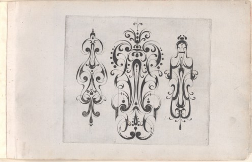 Plate from the Print Series 'Grateske voer golt smeden Schrijnwerkers Ende andere..., ca. 1610-1630. Creator: Meinert Gelijs.