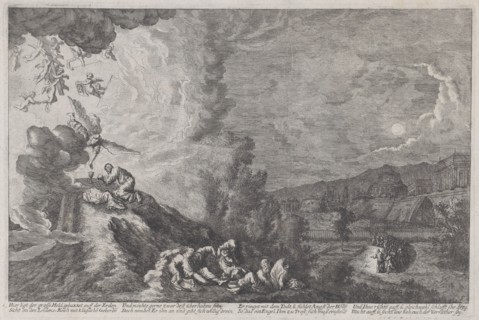 The Agony in the Garden, from 'Iconographia', 1670. Creator: Melchior Küsel.