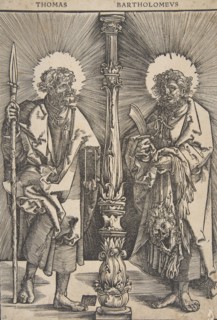 Sts. Thomas and Bartholomew, 1518. Creator: Monogrammist G.Z..
