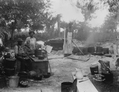 Camp McKibbin, Marshall Hall, 1893. Creator: William Cruikshank.