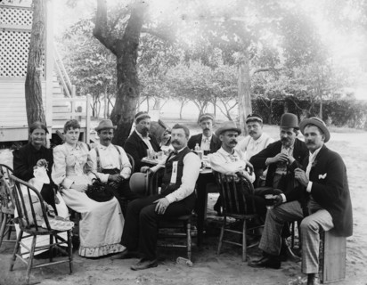 Group - Marshall Hall, 1893. Creator: William Cruikshank.