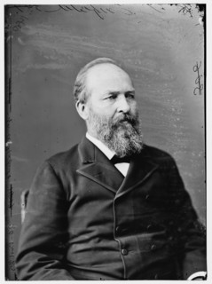 President James Garfield, between 1870 and 1880. Creator: Unknown.