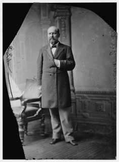 President James A. Garfield, between 1870 and 1880. Creator: Unknown.