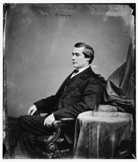 Edmund G. Ross of Kansas, between 1860 and 1875. Creator: Unknown.