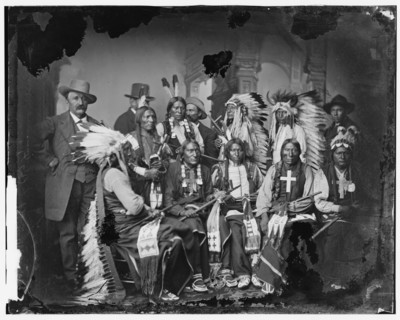 Sioux and Arrapahoe Indian Delegations, between 1865 and 1880. Creator: Unknown.
