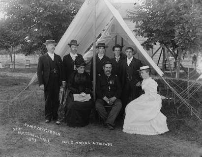 Capt. Simmons & friends, 1893. Creator: Unknown.