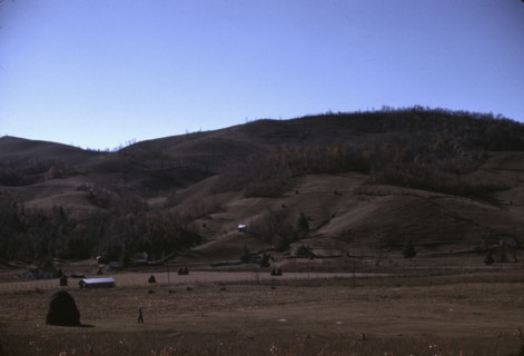 Mountain farm along the Skyline Drive, Virginia, ca. 1940. Creator: Jack Delano.