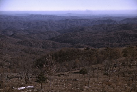 View from the Skyline Drive, Virginia., ca. 1940. Creator: Jack Delano.