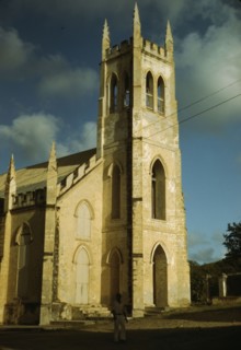 Christiansted, Saint Croix, Virgin Islands. Catholic [i.e. Anglican] Church, 1941. Creator: Jack Delano.