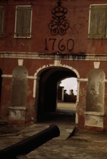 In the old fort built by the French, Frederiksted, Saint Croix island, Virgin Islands, 1941. Creator: Jack Delano.