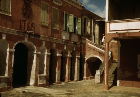 In the old fort built by the French, Frederiksted, Saint Croix, Virgin Islands, 1941. Creator: Jack Delano.