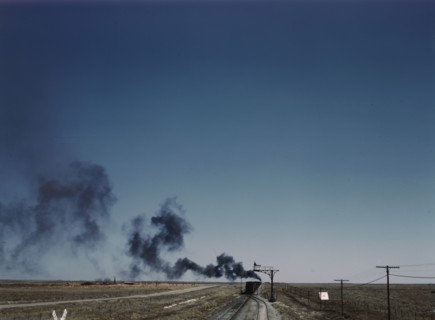 Santa Fe R.R. near Melrose, New Mexico, 1943. Creator: Jack Delano.
