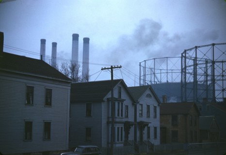 Near the waterfront, New Bedford, Mass., 1941. Creator: Jack Delano.