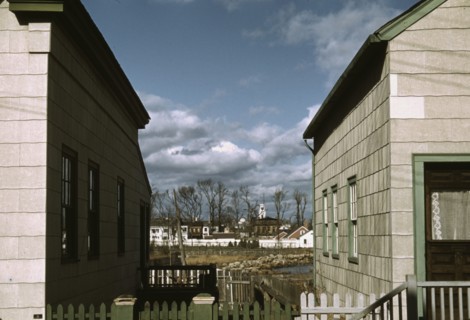 Connecticut town, probably Stonington, on the sea, 1940. Creator: Jack Delano.