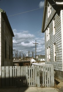 Connecticut town, probably Stonington, on the sea., 1940. Creator: Jack Delano.