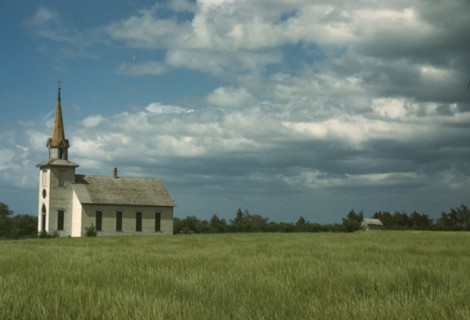 Church near Junction City, Kansas, 1942 or 1943. Creator: John Vachon.