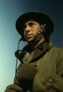 Man of the Fort Story, Va., coastal defense, 1942. Creator: Alfred T Palmer.