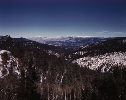 Sangre de Cristo Mountain, 1943. Creator: John Collier.