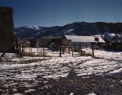 Village of Placita near Penasco, Taos Co., New Mexico, 1943. Creator: John Collier.