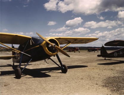 Civil Air Patrol Base, Bar Harbor, Maine, 1943. Creator: John Collier.