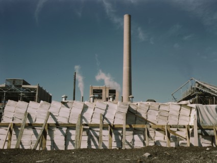 Southland Paper mill, Kraft (chemical) pulp used in making newsprint, Lufkin, Texas, 1943. Creator: John Vachon.