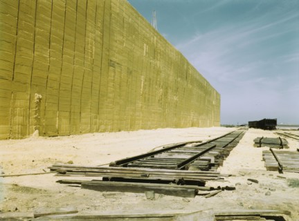 Sulphur vat 60 feet high, Freeport Sulphur Co., Hoskins Mound, Texas, 1943. Creator: John Vachon.