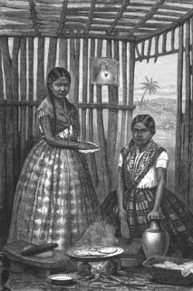 'A Kitchen in the 'Tierra Caliente'; A zigzag journey through Mexico', 1875. Creator: Thomas Mayne Reid.