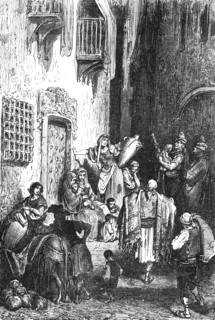 'A Street in Albacete; An Autumn Tour in Andalusia', 1875. Creator: Gustave Doré.