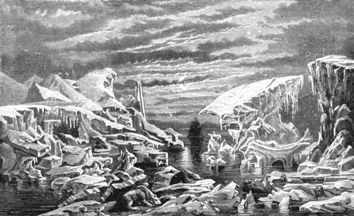 'An Arctic scene; A Boat adventure in the Behring's Sea', 1875. Creator: Unknown.