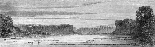 'River Scene in the Zulu Uplands; Life in a South African Colony', 1875. Creator: Unknown.