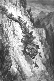 'An Accident; An Autumn Tour in Andalusia', 1875. Creator: Gustave Doré.